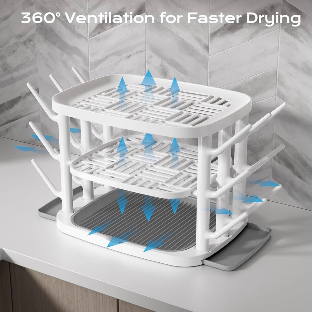 Large Baby Bottle Drying Rack - Picture 3 of 7